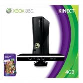 Microsoft Xbox 360 Slim 4GB c/ Kinect + Jogo adventure